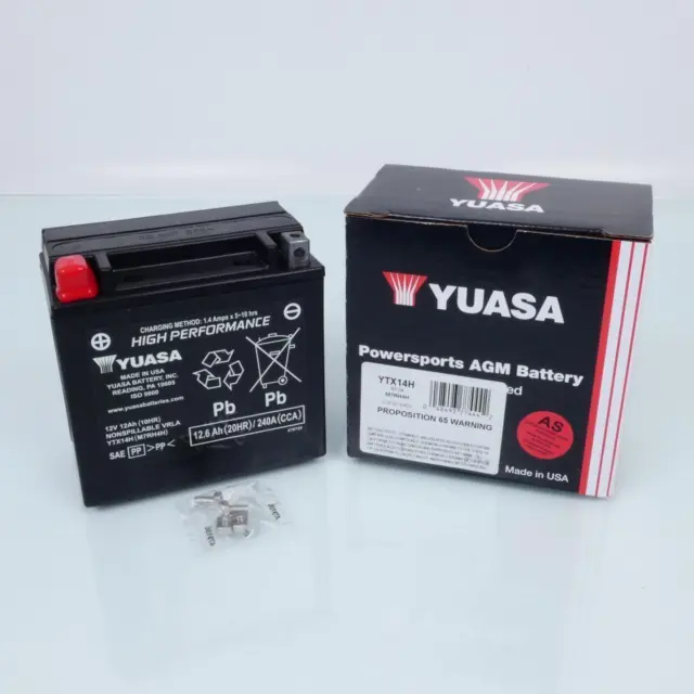 Batterie SLA Yuasa pour moto Harley Davidson 1130 Vrsc V-Rod 2002 à 2006 Neuf