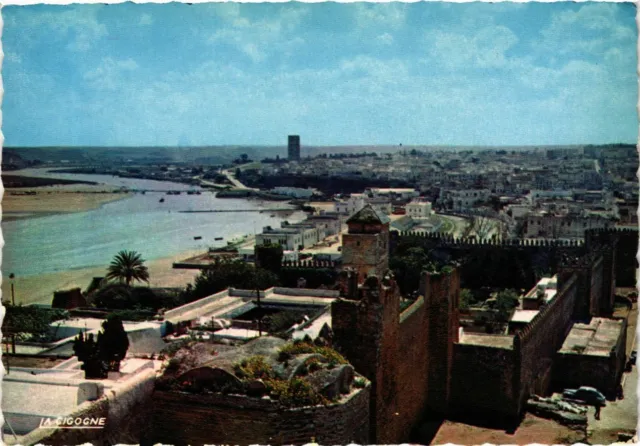 CPM AK Rabat- La Kasbah des Oudayas et le Bou Regreg MAROC (880740)