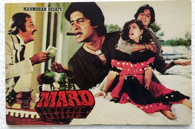 Acteur de Bollywood - Amitabh Bachchan - Amrita Singh - Saeed - Carte...