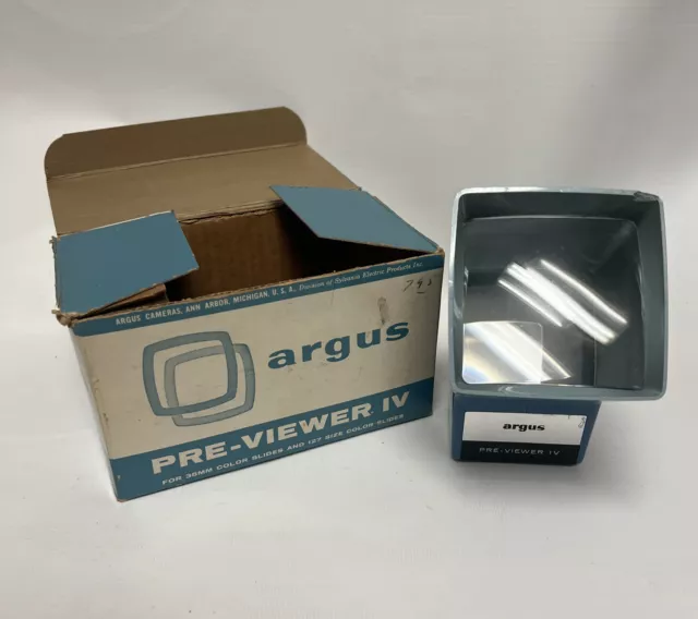 Argus Pre-Viewer IV No. 678, In Original Box, This Works!  Needs Batteries