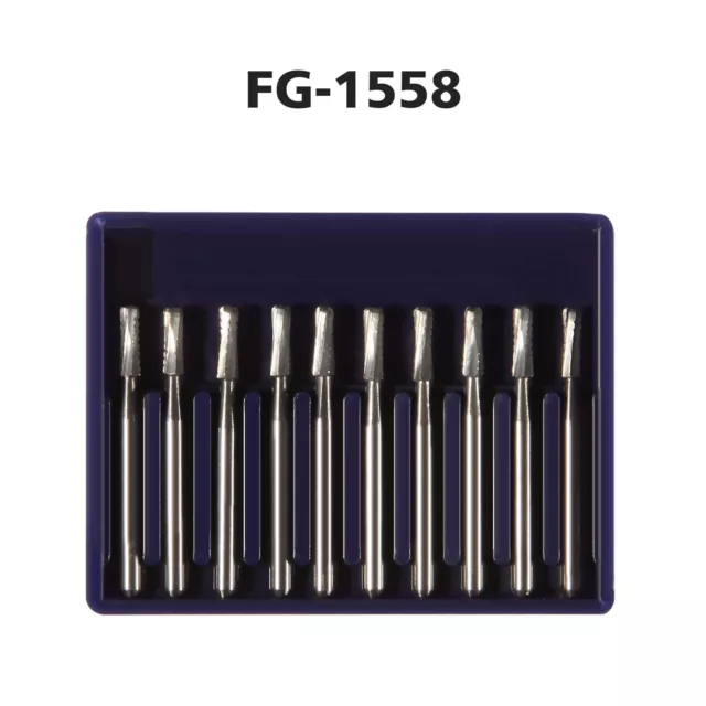 Dental Round Tungsten Carbide FG Burs For Surgical High Speed Handpieces FG1558
