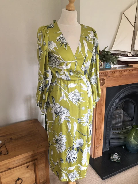 ZARA LIME GREEN Floral Printed Satin Midi Dress XS UK8 Bnwt 21.48 - PicClick UK ZARA LIME GREEN Floral Printed Satin Midi Dress XS UK8 Bnwt 21.48 - PicClick UK