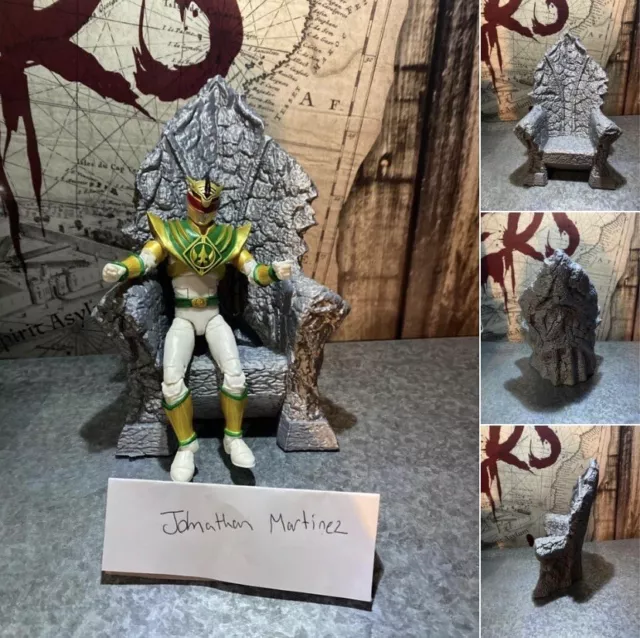 mighty Morphin Power Ranger Lightning Lord Drakkon Throne