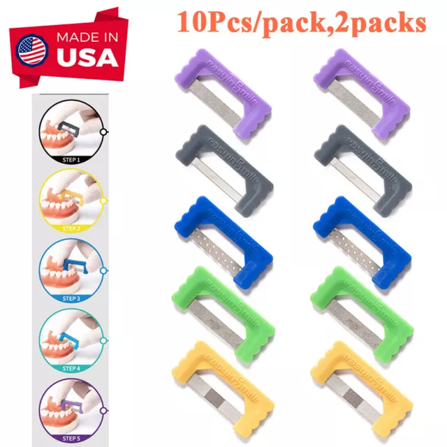 Dental Relief IR Strip kit Ortho Interproximal Enamel Restorative Strips 2Packs