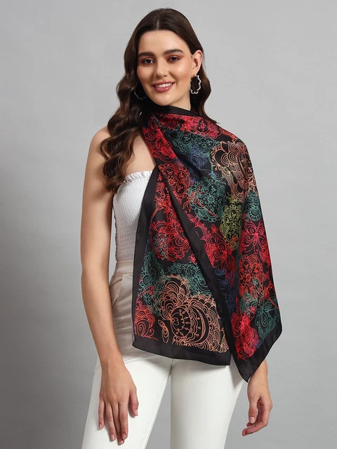 Sciarpa Stampa Animali Estiva Sciarpa Scialle Donna Lunga Estiva - Stampa Farfalle E Motivo Animale, Chiffon Viscosa, Multicolore Sciarpa Amazon - Foto 7