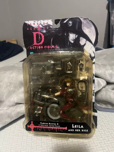 VAMPIRE HUNTER D  LEILA and Her Bike Action Figure  2001  NEW