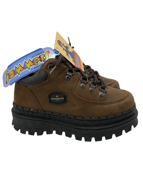 Vintage Deadstock Y2K Skechers Jammers Big Kid Size 1 Chunky Platform Shoes