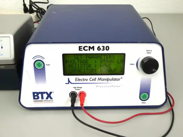 Harvard Apparatus BTX ECM 630 Electroporator w/ Plate Handler HT-200 2