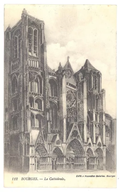 CPA 18 - BOURGES (Cher) - 112. La Cathédrale