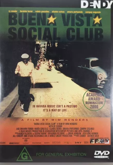 Buena Vista Social Club DVD - Region 4 - Musicals & Broadway