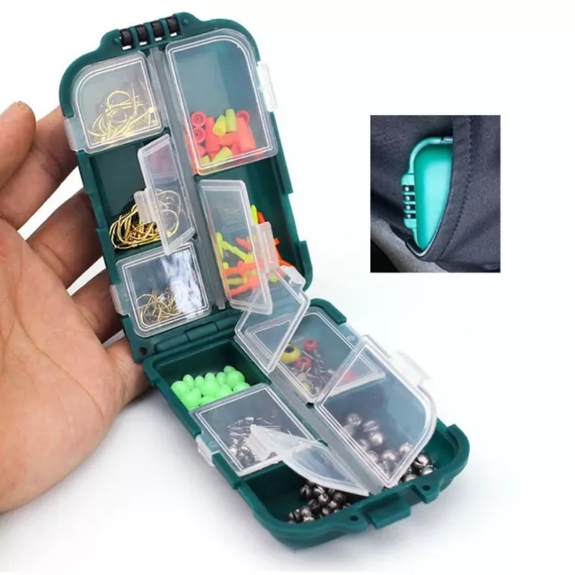 Tackle Box Beads Hooks Travel Pocket size 157pcs Kit Accessories Practical