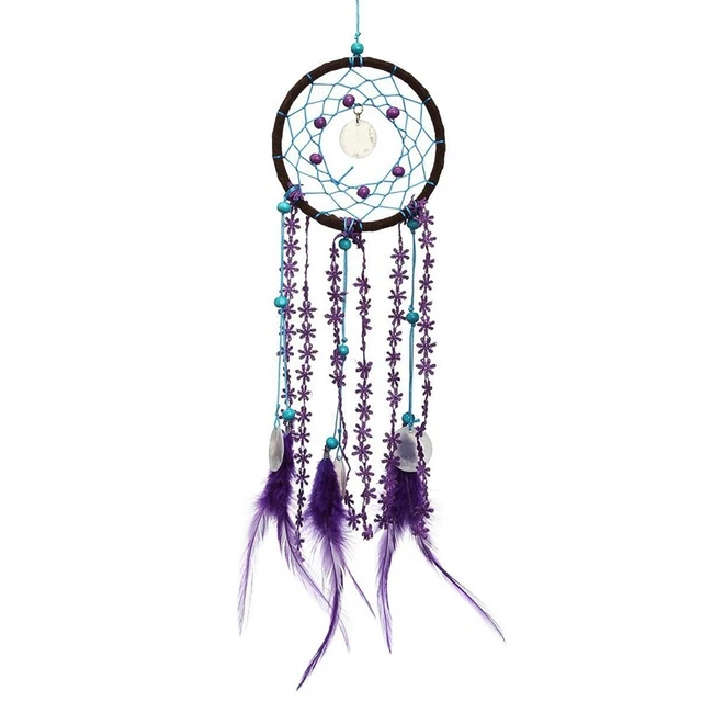 Atrapasueños Campanula con Pluma Moda Coche Decoración de Pared Adorno CS2