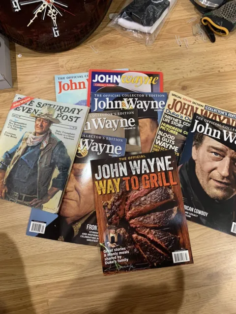 JOHN WAYNE Saturday Evening Post July August 1979 and other John Wayne magazines