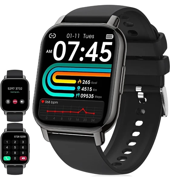 SMARTWATCH OROLOGIO BLUETOOTH Touch Chiamate Android Ios Sport Fitness