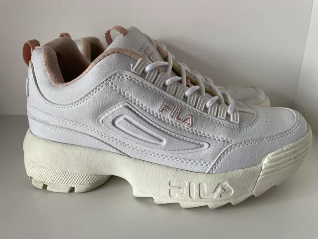 WOMENS FILA DISRUPTOR Trainers Size Uk 5 White 9.99 PicClick UK