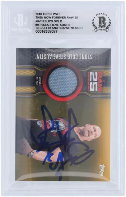 Signed Stone Cold Steve Austin Card