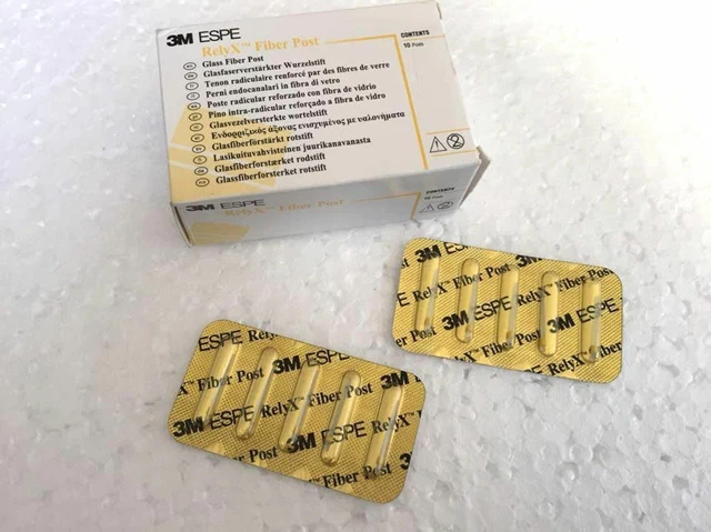 Bid 3M ESPE RelyX Fiber Post Size 1 (1.3 mm) Yellow 10 pieces