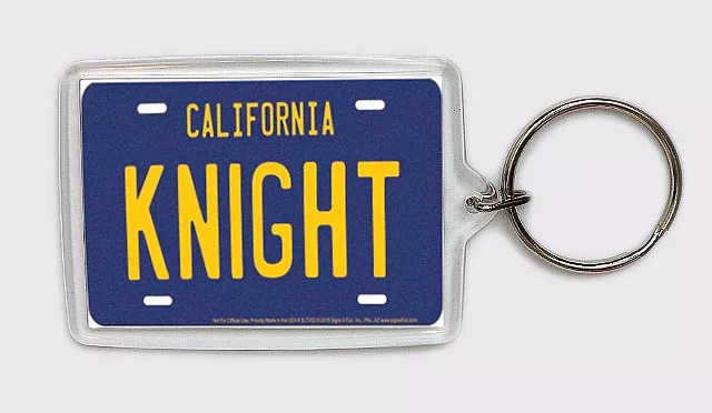 Schlüsselanhänger Nummernschild Kitt der / Den Auto Toller Knight Rider Keyring