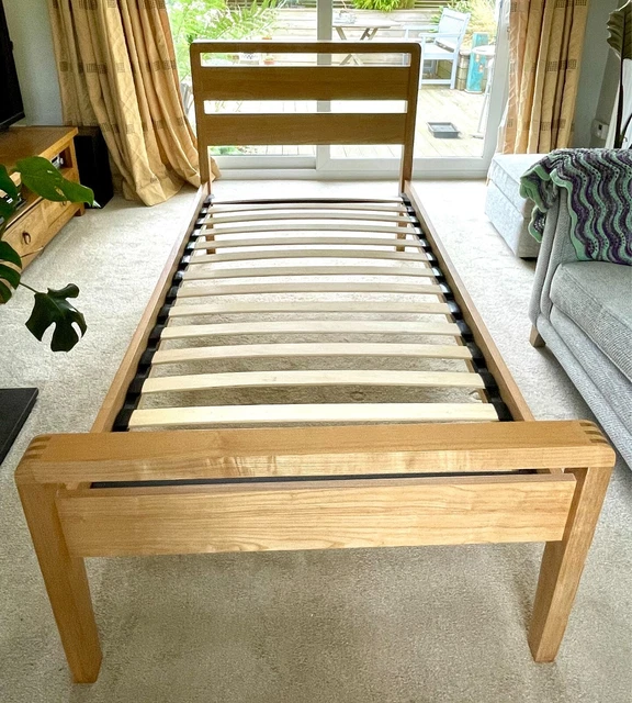 DREAMS SINGLE SOLID Ash Bed Frame and Mattress £50.00 PicClick UK
