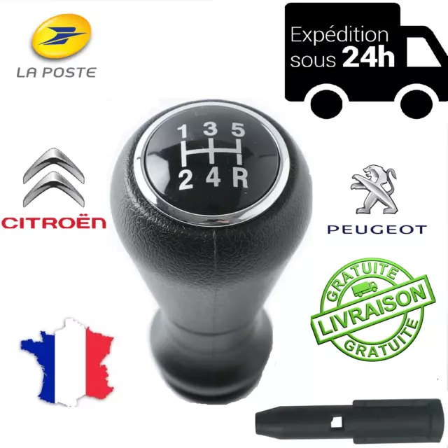 pommeau de vitesse Peugeot 106 107 206 207 306 307 308 406 Citroën Xsara Saxo C2