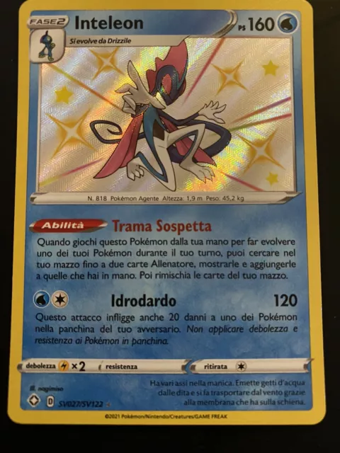 Latinha - lata de guardar cartinhas pokémon - Galar Água Inteleon