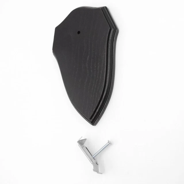 1 Escudo de Trofeo Forma para Ciervo Af 19cm x 11cm Oscuro Con 1 Pinza 3