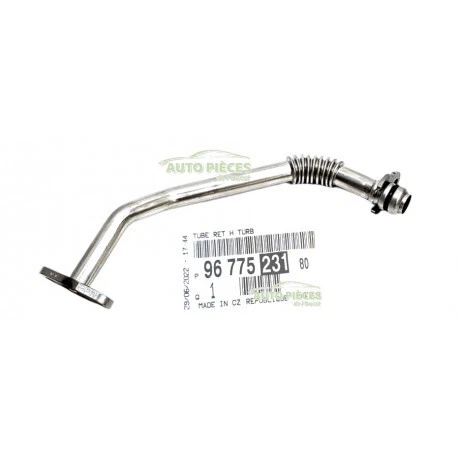 Tuyau De Graissage Turbo Origine Peugeot 207 307 308 Expert Partner - Pièce Neuve Référence 0379.69