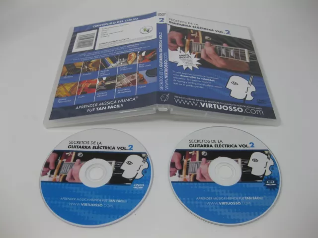 CD DVD Virtuoso Curso De Guitarra Eléctrica Vol.2 Secretos De La