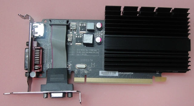 XFX ATI RADEON HD 5450 512MB PCI-E x16 Low Profile Video Card DVI VGA HDMI