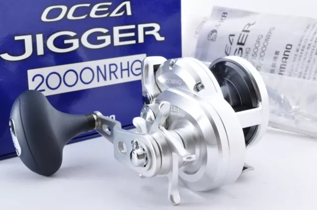 Shimano 11 OCEA JIGGER 2000NRHG Right Jigging Baitcasting Reel Top Mint JAPAN