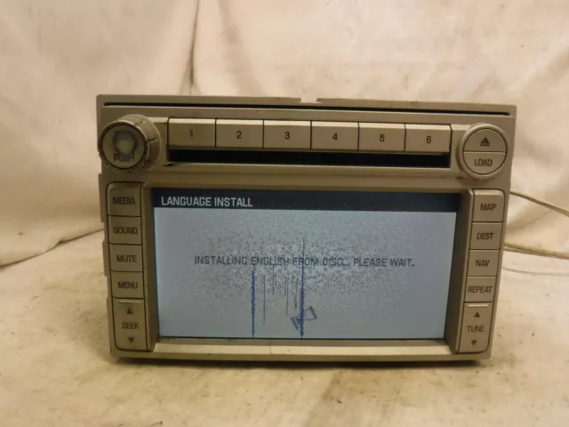 06 07 08 Lincoln MKZ Mercury Zephyr Radio 6 Cd Navigation 6H6T-18K931-AP HMJ36