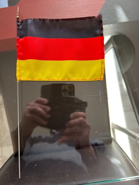10 épingles Drapeau Allemagne - En Laiton émaillé, Fermoir à Clip, Collection Ou Cadeau Patriotique