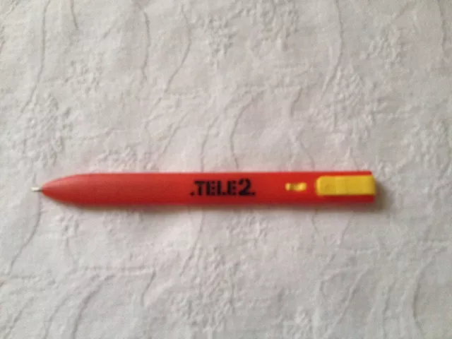 années 90 Télé 2 Suède 90's stylo publicitaire advertising pen