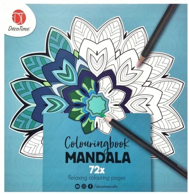 Mandala Malbuch Kleurplaten Malbücher für Erwachsene 72 Motive