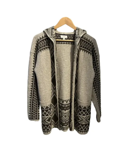 Lucky Brand Aztec Tribal Print Cardigan