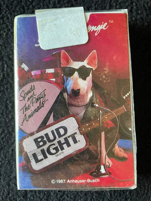 Budweiser 1987 Bud Light Spuds Mackenzie Playing Cards Factory Sealed