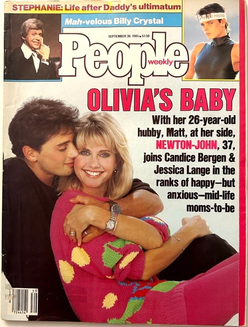 People magazine Sept. 30, 1985 Olivia Newton-John mom- to-be  Tina Turner Cher