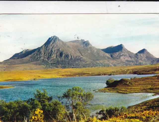 Ben Loyal near Tongue Sutherland Postcard 1972 used VGC