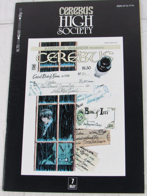 Cerebus: High Society #7 May 1990 Aardvark-Vanaheim