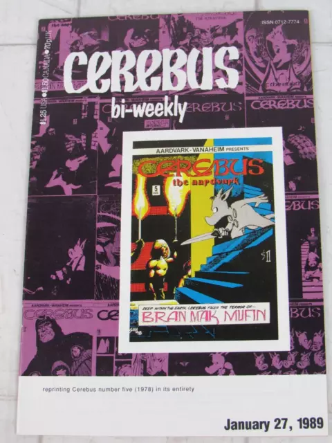 Cerebus Bi-Weekly #5 Jan. 1989 Aardvark-Vanaheim