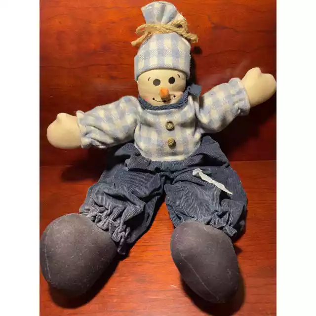 Boyds Bears Snowman Peter Frost Plush Stuffed Animal Decor The Artisan Series