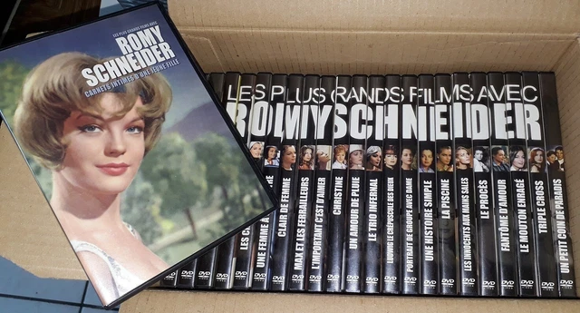 LES PLUS GRANDS Films Avec Romy Schneider Collection Avec Lot De 23 Dvd