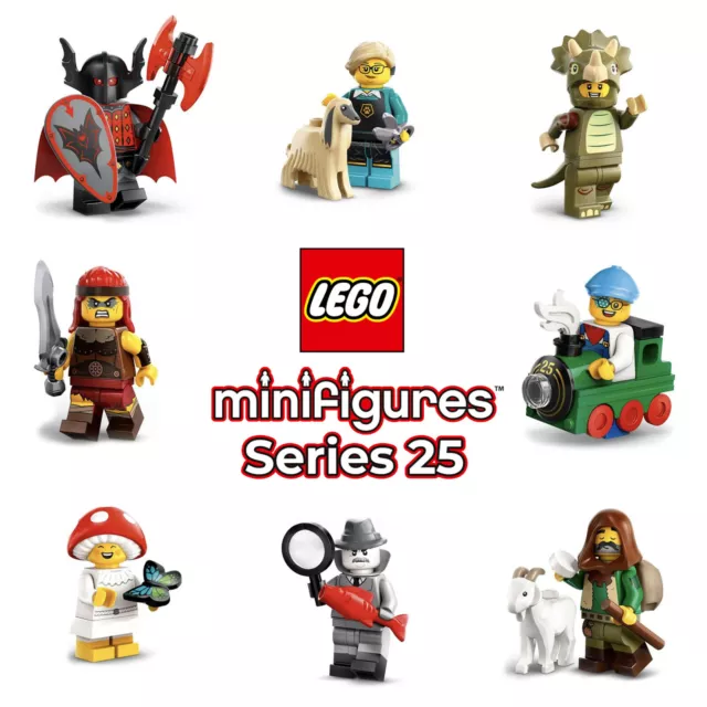 LEGO Series 25 Minifigures 71045 - Brand New - SELECT YOUR MINIFIG