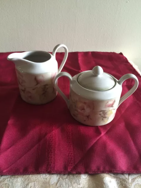 222 Fifth Savannah Cheri Blum Creamer & Sugar Bowl