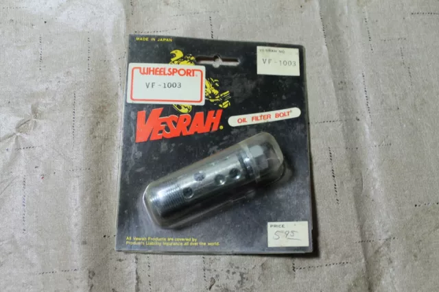 NOS Wheelsport Vesrah Honda Filtre à Huile Boulon CX500 GL500