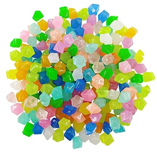 1.4Cm Decoration Fish Tank Gravel Rocks Glowing in the Dark for Fish Turtle Tan