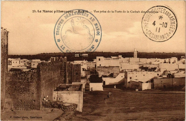 CPA AK RABAT - Vue prise de la Porte de la Casbah des Oudayas MAROC (796735)