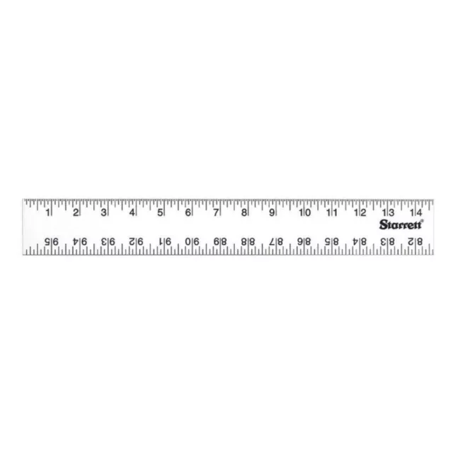 Starrett Straight Edge Aluminum Rule - ASE-96