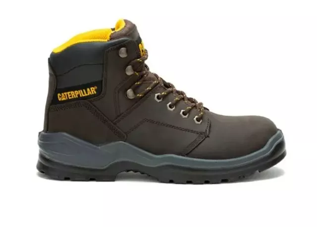 Men's Caterpillar Striver Work Boot Steel Toe Brown Wide P91672