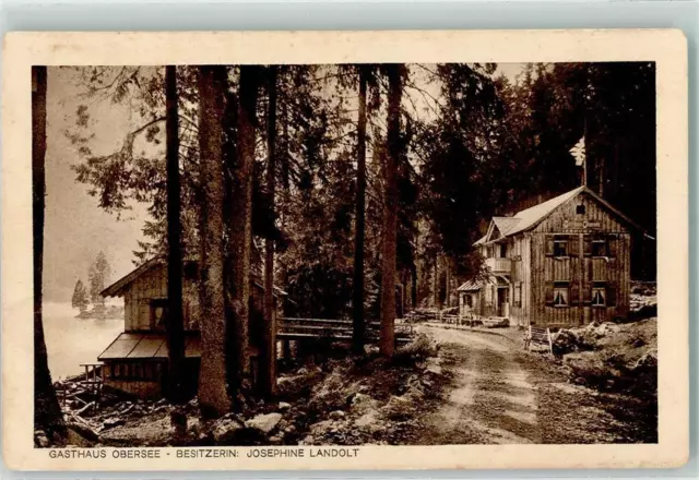 10219231 - Obersee Gasthaus Obersee Glarus GL, Berge, Huetten & Natur 1923